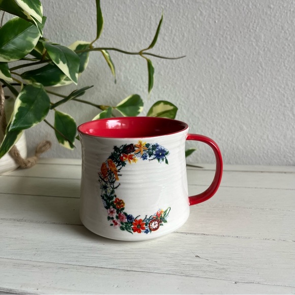 Anthropologie Other - Nathalie Lete for Anthropologie Bouquet Monogram Letter “C” Mug Coffee Tea